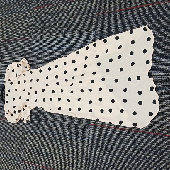 NWT A New Day Polka Dot High Low Dress XS - Picture 7 of 7